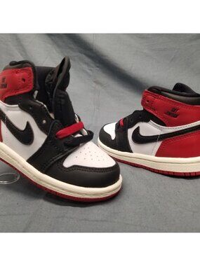 Jordan 1 Retro High OG (TD) Sneakers Red/Black Toddlers Size 6c NEW NO BOX